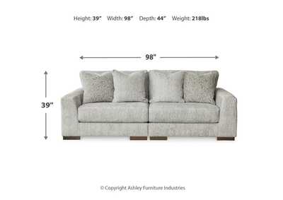 Regent Park 2-Piece Sectional Loveseat,Signature Design By Ashley