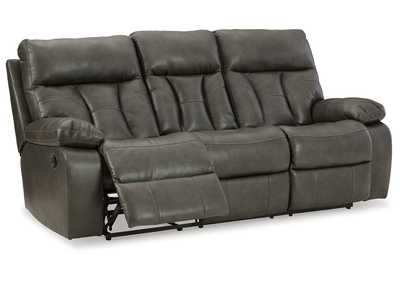 Image for Willamen Reclining Sofa with Drop Down Table