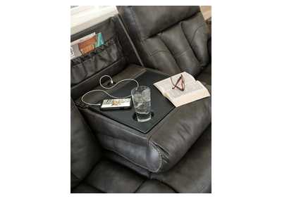 Willamen Reclining Sofa with Drop Down Table,Signature Design By Ashley