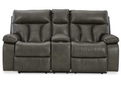 Image for Willamen Reclining Loveseat with Console