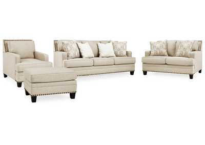 Image for Claredon Sofa, Loveseat, Chair and Ottoman