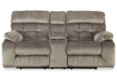 Image for Brassville Reclining Loveseat with Console