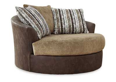 Image for Alesbury Oversized Swivel Accent Chair