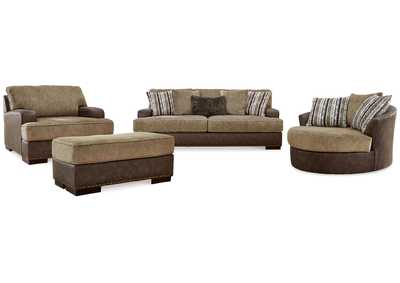 Image for Alesbury Sofa, Oversized Chair, Swivel Chair and Ottoman