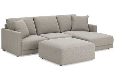 Katany 3-Piece Sectional with Ottoman