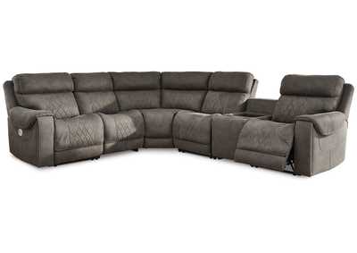 Hoopster 6-Piece Power Reclining Sectional,Signature Design By Ashley