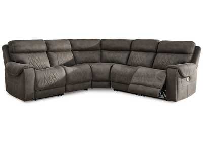 Hoopster 5-Piece Power Reclining Sectional,Signature Design By Ashley