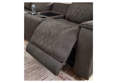 Hoopster 3-Piece Power Reclining Loveseat with Console,Signature Design By Ashley