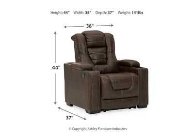 Owner's Box Power Recliner,Signature Design By Ashley