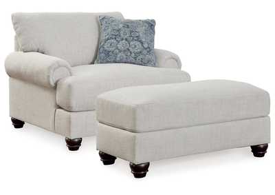 Avocet Oversized Chair and Ottoman