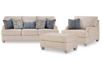 Traemore Sofa, Oversized Chair and Ottoman