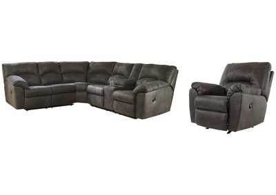 Tambo 2-Piece Sectional with Recliner,Signature Design By Ashley