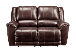 Image for Yancy Walnut Reclining Power Loveseat