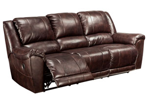 Image for Yancy Walnut Reclining Sofa