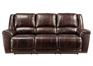 Image for Yancy Walnut Reclining Power Sofa