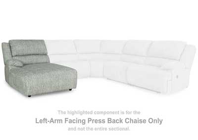 McClelland Left-Arm Facing Press Back Chaise,Signature Design By Ashley
