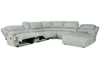 McClelland 6-Piece Reclining Sectional with Chaise,Signature Design By Ashley