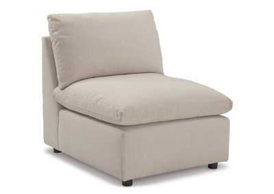 Savesto Ivory Armless Chair