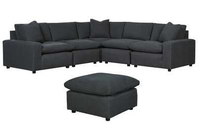 Image for Savesto 5-Piece Sectional with Ottoman