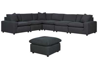 Savesto 6-Piece Sectional with Ottoman,Signature Design By Ashley