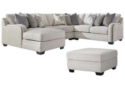 Image for Dellara 4-Piece Sectional with Ottoman