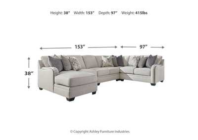 Dellara 5-Piece Sectional with Chaise,Benchcraft
