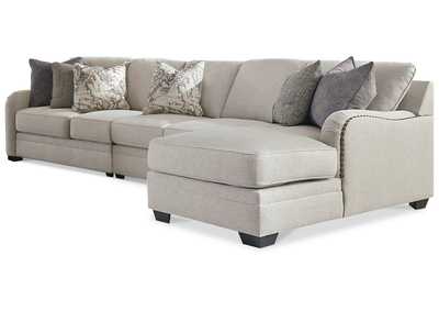 Dellara 3-Piece sectional with Chaise,Benchcraft