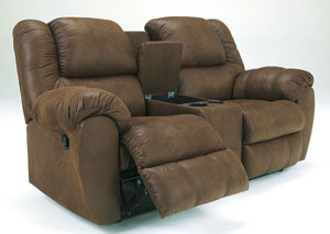 Image for Quarterback Canyon Double Reclining Loveseat w/ Console