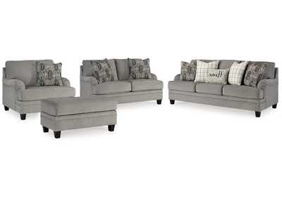 Image for Davinca Sofa, Loveseat, Oversized Chair and Ottoman