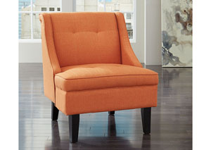 Image for Clarinda Orange Accent Chair