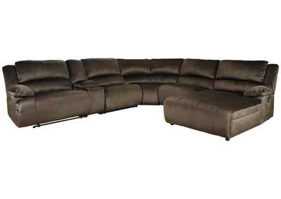 Clonmel 6-Piece Power Reclining Sectional with Chaise,Signature Design By Ashley