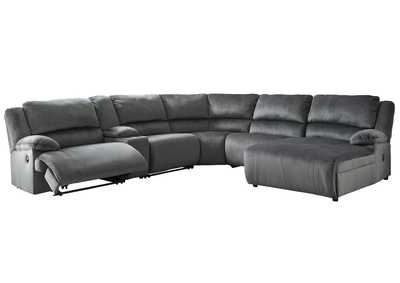 Clonmel 6-Piece Reclining Sectional with Chaise,Signature Design By Ashley
