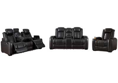 Party Time Power Reclining Sofa and Loveseat with Power Recliner,Signature Design By Ashley