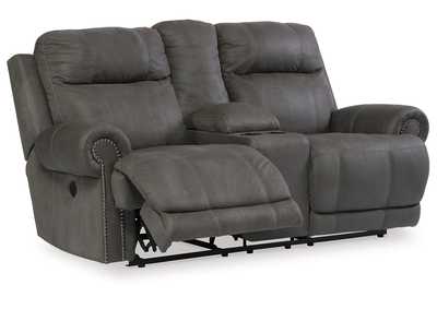 Austere Reclining Loveseat with Console,Signature Design By Ashley