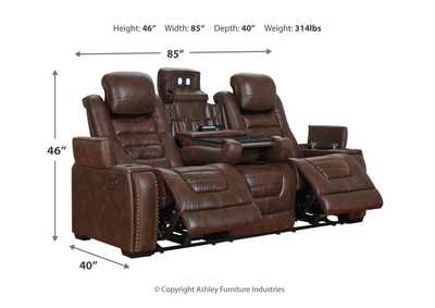 Game Zone Power Reclining Sofa,Signature Design By Ashley