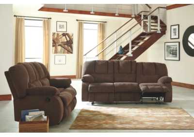 Image for Roan Cocoa Reclining Sofa and Loveseat