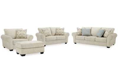 Image for Haisley Sofa, Loveseat, Oversized Chair and Ottoman