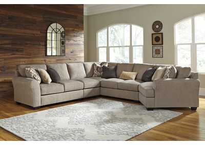 Image for Pantomine Driftwood Extended Sectional w/Right Facing Cuddler