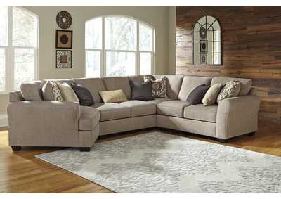 Image for Pantomine Driftwood Sectional w/Left Facing Cuddler 