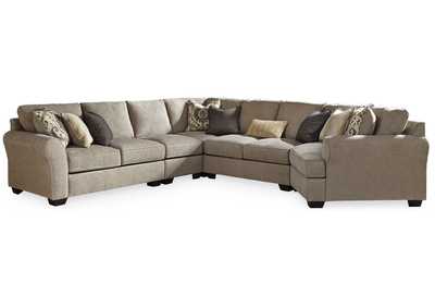 Pantomine 5-Piece Sectional with Cuddler,Benchcraft