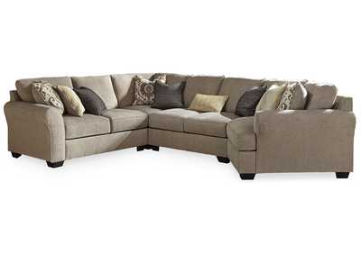 Pantomine 4-Piece Sectional with Cuddler,Benchcraft