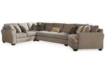 Pantomine 4-Piece Sectional with Cuddler,Benchcraft