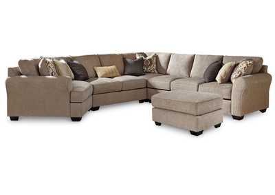 Pantomine 5-Piece Sectional with Ottoman,Benchcraft
