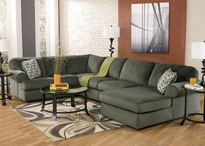 Image for Jessa Place Pewter Right Facing Chaise Sectional