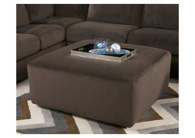 Image for Jessa Place Chocolate Oversized Accent Ottoman