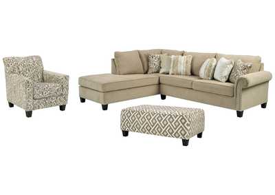 Image for Dovemont 2-Piece Sectional with Chair and Ottoman