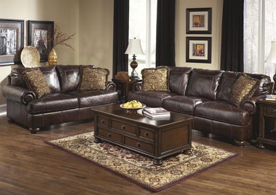 Image for Axiom Walnut Sofa & Loveseat