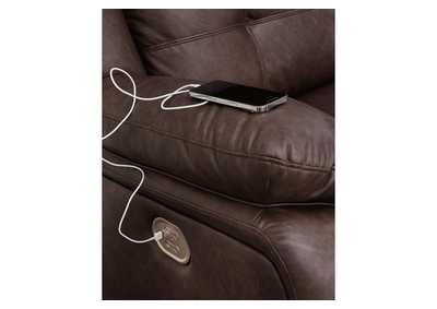 Punch Up 2-Piece Power Reclining Sectional Loveseat,Signature Design By Ashley