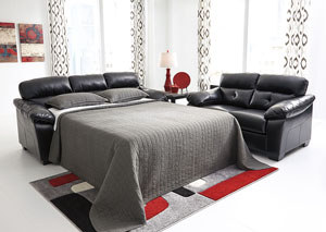 Image for Bastrop DuraBlend Midnight Full Sofa Sleeper