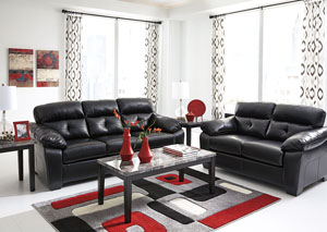 Image for Bastrop DuraBlend Midnight Sofa & Loveseat